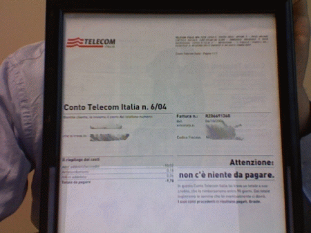 Bolletta Telecom: niente da pagare