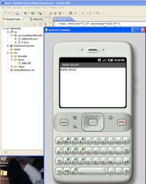 google android hello world