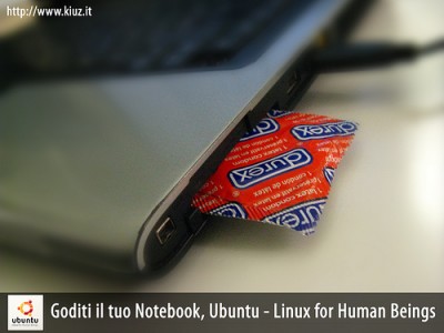 ubuntu condom notebook