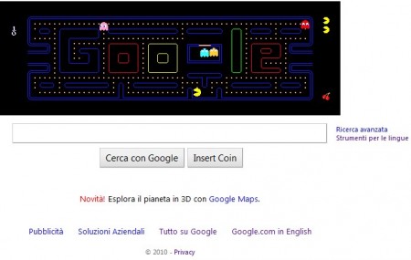 google logo pacman