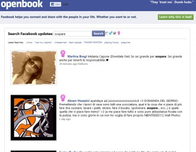 openbook search statusupdate facebook