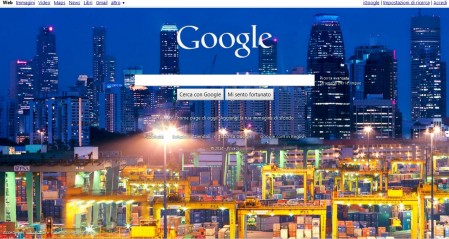 google homepage background